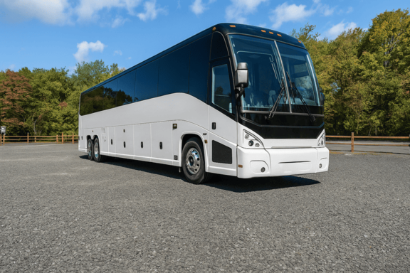 Bus Rental Company Chattanooga 56 Passenger Charter Bus