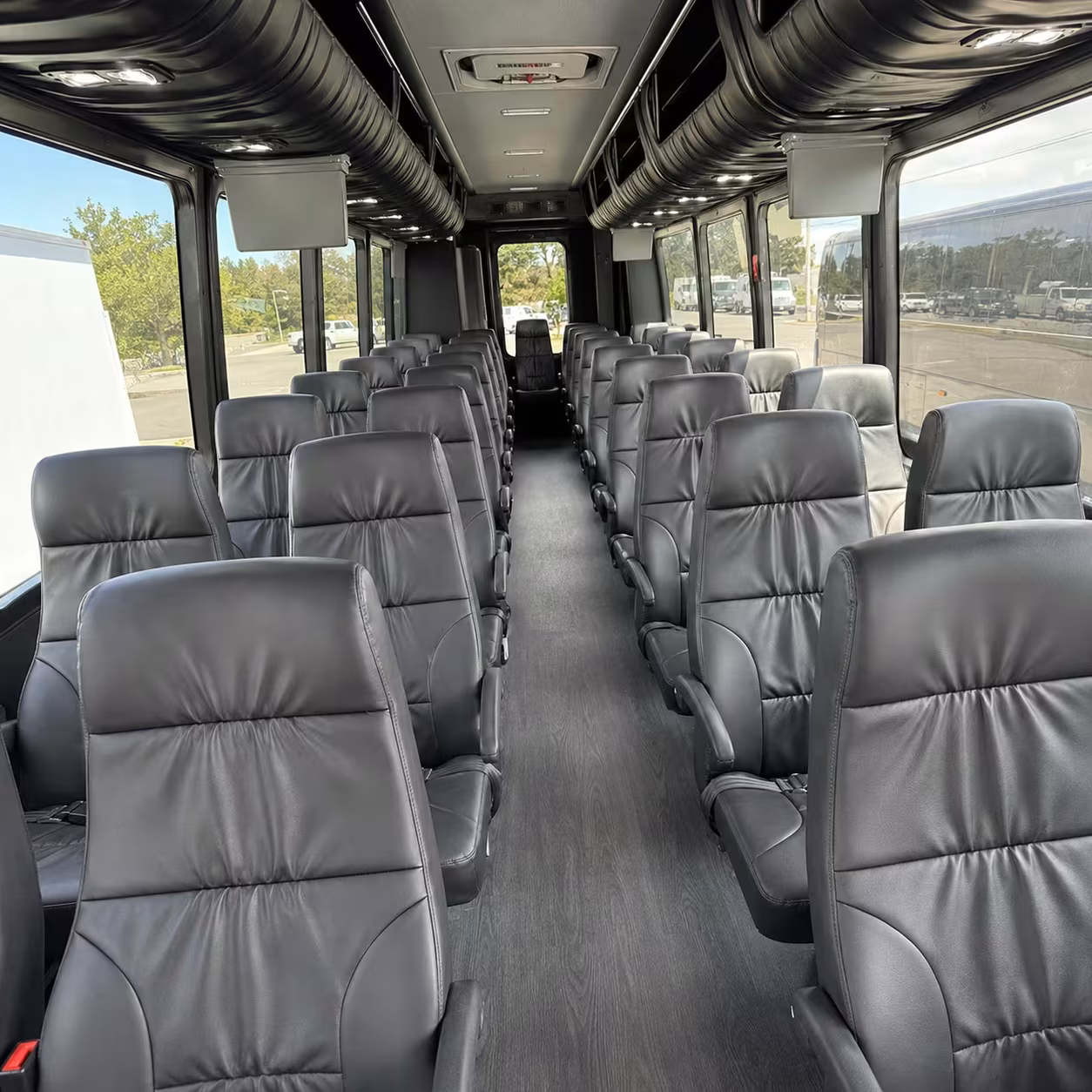 35 passenger minibus inside