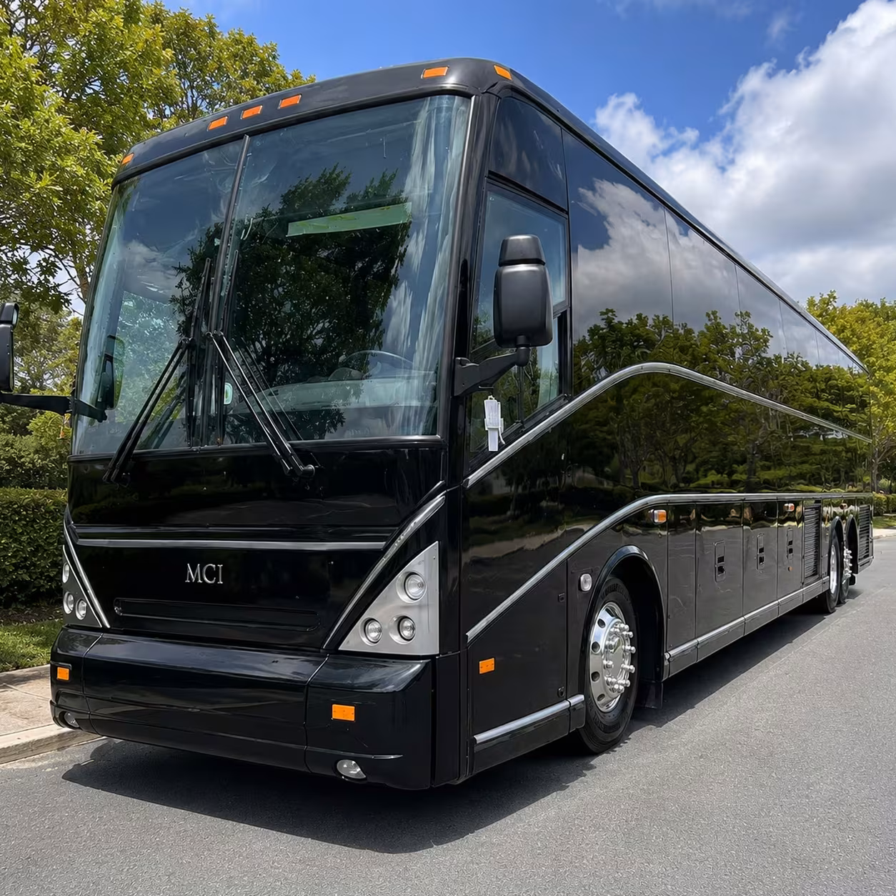 56 passenger charter bus