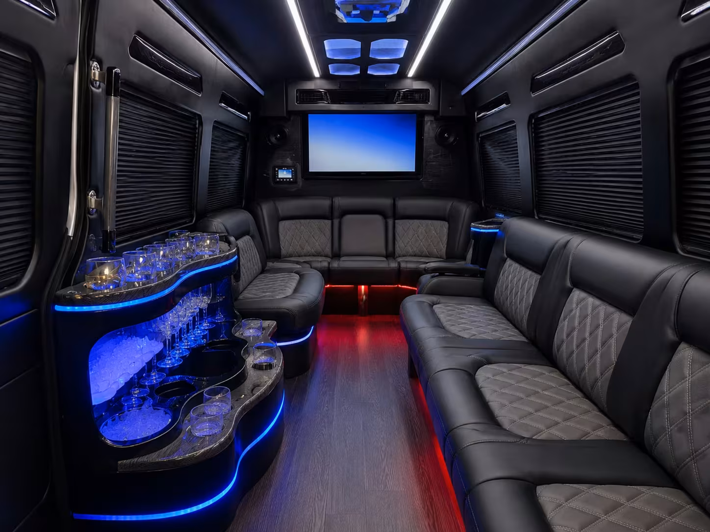sprinter limousine inside